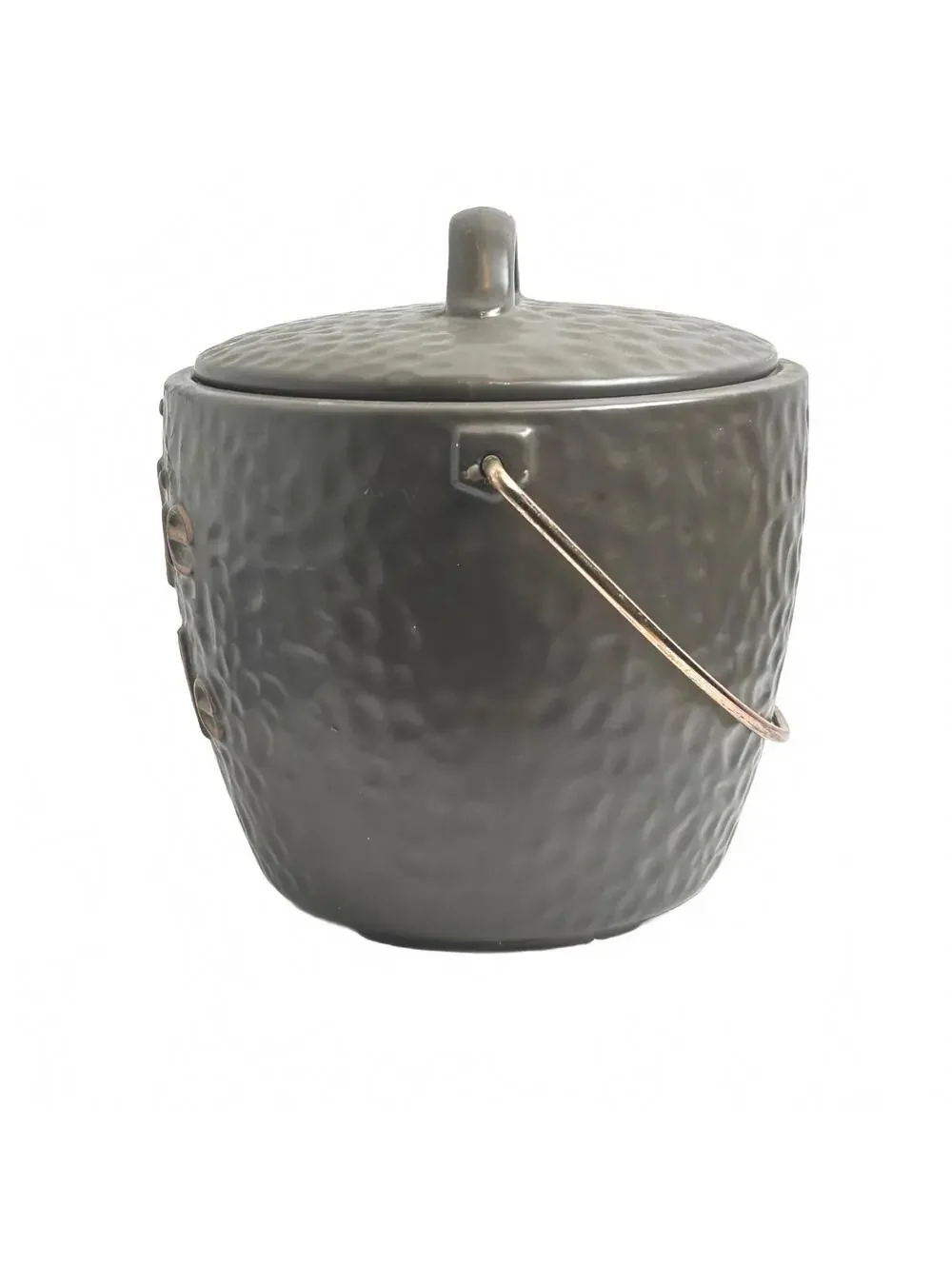 Vintage McCoy Ceramic “Cookie Kettle” with Lid and Handle